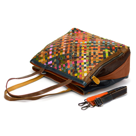 Stylish Magic Bags shopper bag in a colorful mosaic.