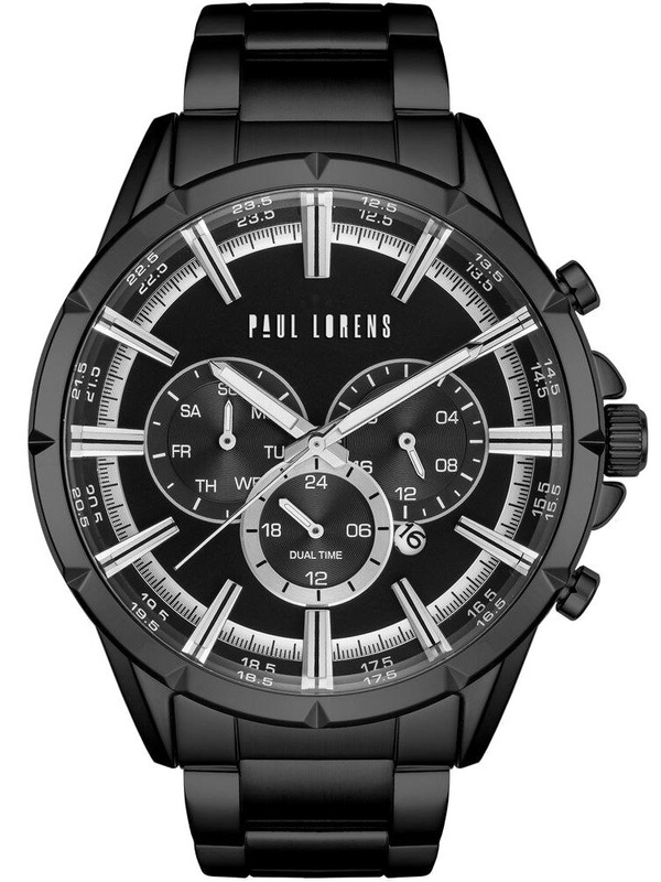 PAUL LORENS MALE WATCH - PL13605B-1A5 (zg359d) + BOX