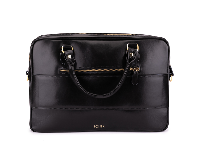 Elegant shoulder laptop bag Felice Gold Dulce