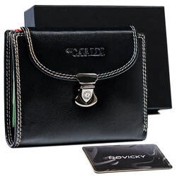 A stylish, roomy women's leather wallet 4U Cavaldi