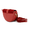 Vera Pelle leather crossbody bag with tassels