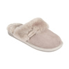 Fluffy sheepskin home slippers for women