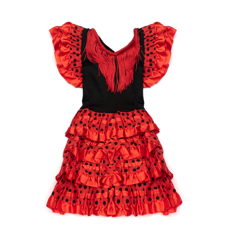 DRESS FLAMENCO CHILDISH VS-NROJO-LN1 (TALLA 1 )