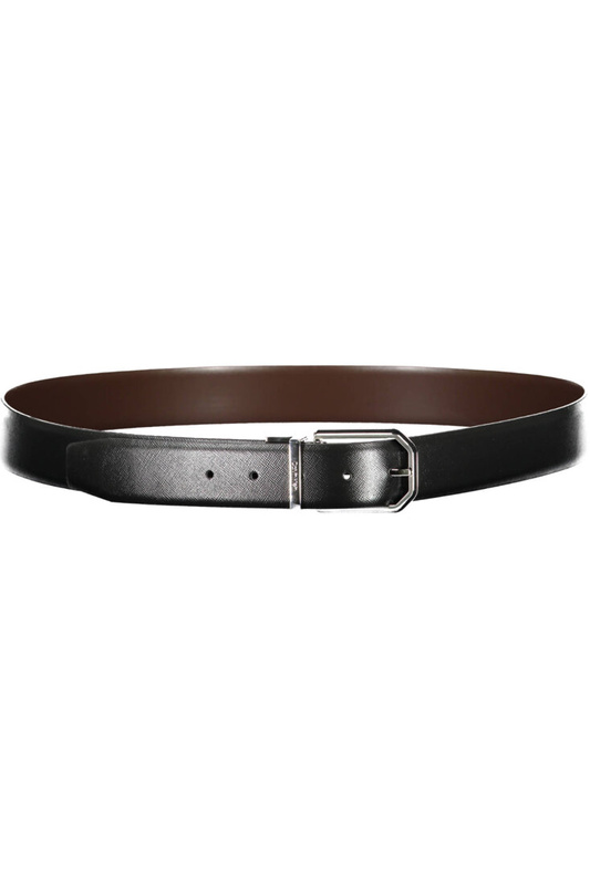 CALVIN KLEIN BLACK MEN'S LEATHER BELT