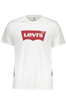 LEVI&#39;S WHITE MEN&#39;S SHORT SLEEVE T-SHIRT