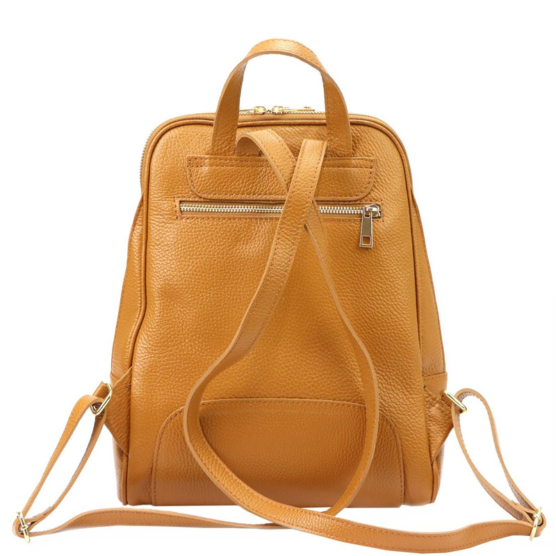 Women's genuine leather backpack MiaMore 2001 DOLLARO