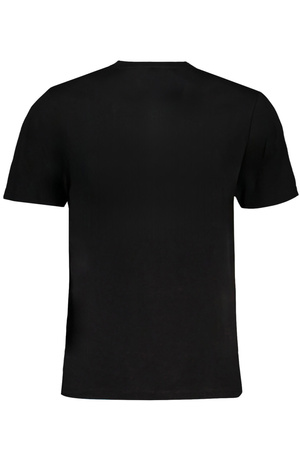 GIAN MARCO VENTURI MEN&#39;S SHORT SLEEVED T-SHIRT BLACK