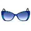 SUNGLASSES ITALIA INDEPENDENT WOMAN 0904-ZEB-022 (Szkło/Zausznik/Mostek) 55/16/140 mm)