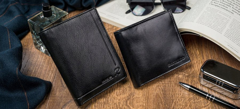 Men's genuine leather wallet Ronaldo RM-01-CFL