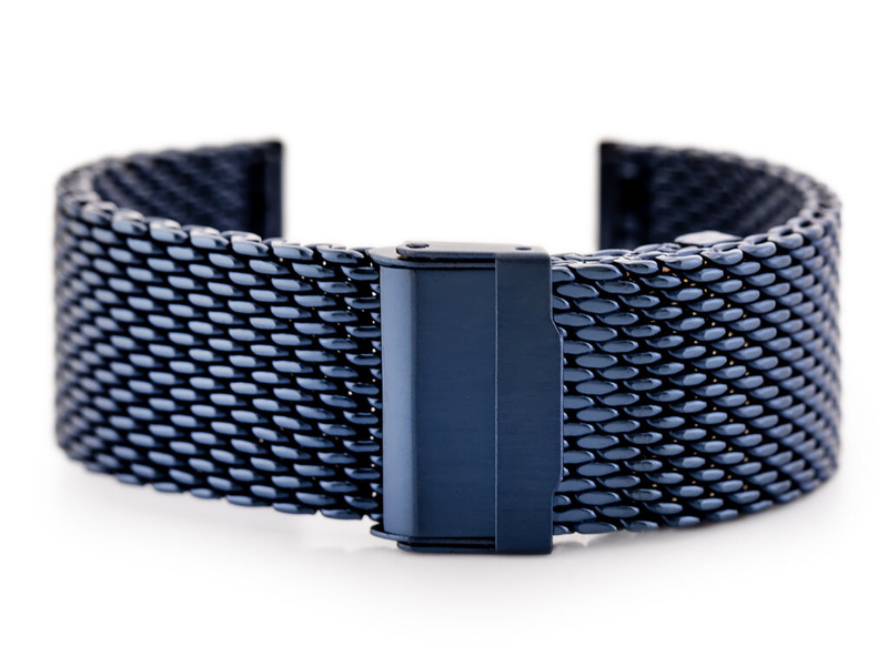 Pacific 12 bracelet - HQ mesh - navy blue 24mm