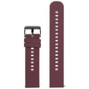 U27 rubber watch strap - purple/black - 22mm