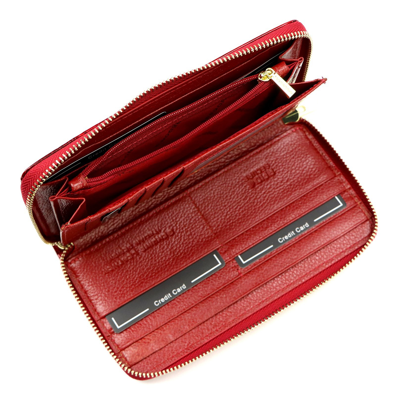 Women's lacquered genuine leather wallet Gregorio BTS-119