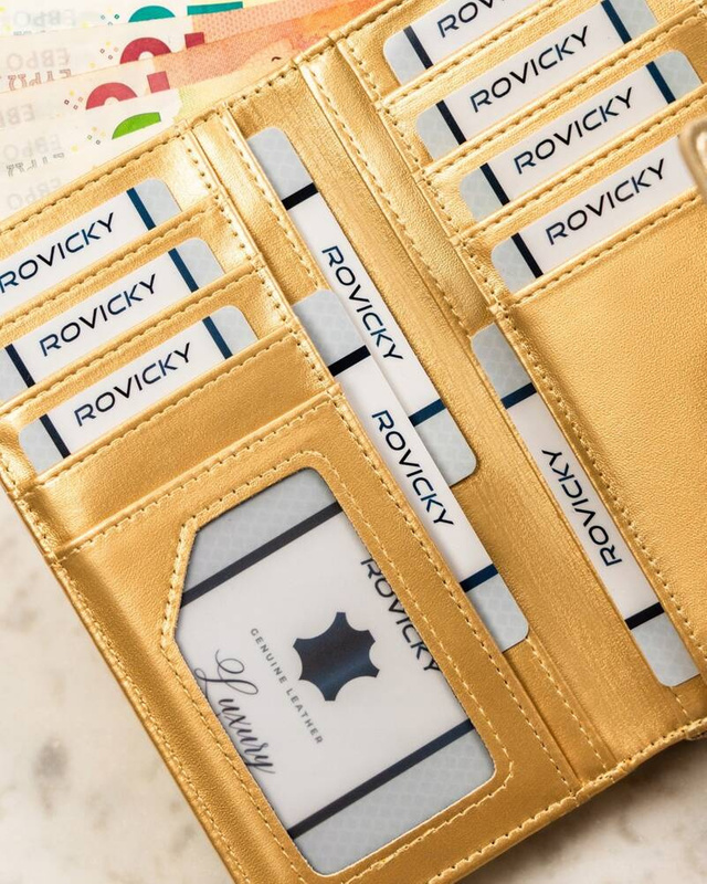 Leatherette wallet ROVICKY R-POR-01-HRH