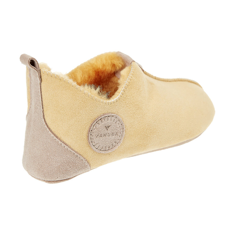 Warm, comfortable children's slippers made of wool, slippers