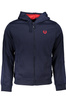 GIAN MARCO VENTURI MEN&#39;S BLUE ZIP SWEATSHIRT