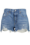 LEVI&#39;S JEANS SHORT WOMAN BLUE