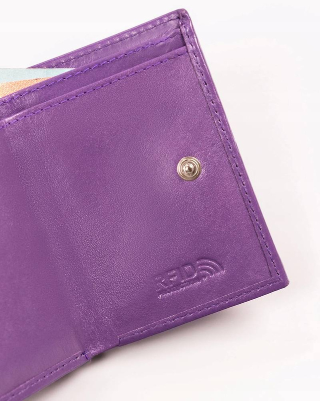 Leather wallet RFID PETERSON PTN RD-SWZX-86-MCL