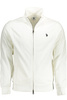 US POLO SWEATSHIRT WITH ZIP WHITE MAN