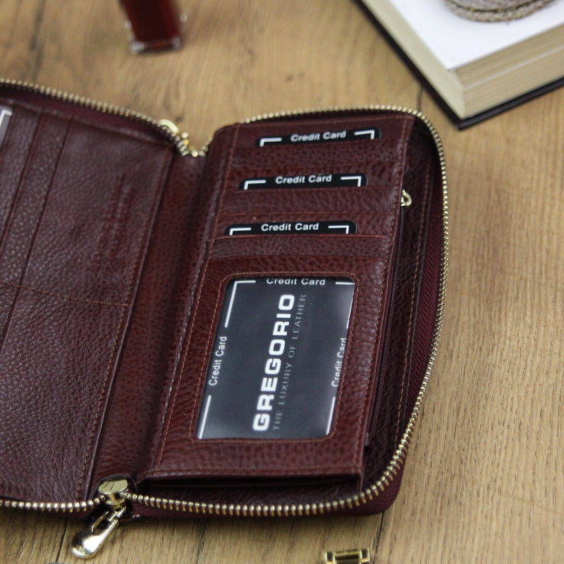 Women's genuine leather wallet Gregorio FS-119