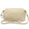 Leather elegant women's crossbody messenger bag