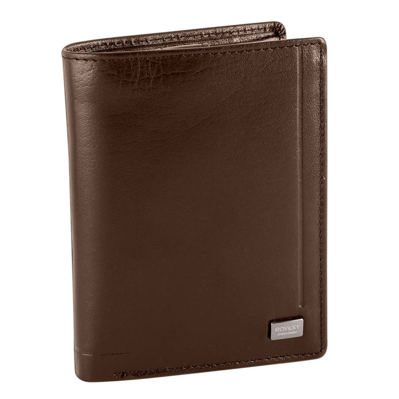 Men's genuine leather wallet Rovicky PC-104-BAR RFID