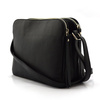 Large, elegant women's leather shoulder bag