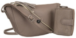 Torba skórzana+portfel PTN CF3-DS Dark Beige