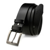 Beltimore leather men's black wide belt E07 : Colors - black, Strap size - r.150-165 cm