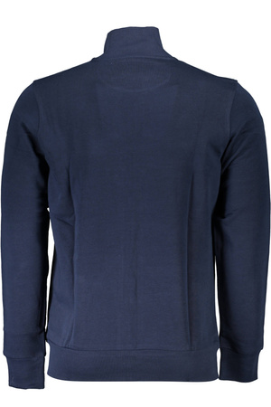 LA MARTINA MEN&#39;S BLUE ZIPPED SWEATSHIRT