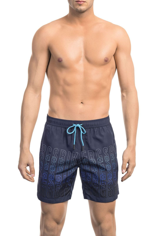 Stroje kąpielowe marki Bikkembergs Beachwear model BKK1MBM02 kolor Niebieski. Odzież Męskie. Sezon: