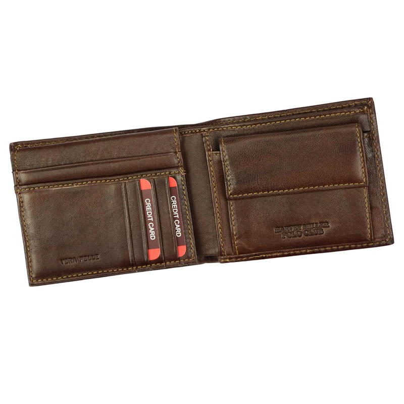 Men's genuine leather wallet Harvey Miller Polo Club 1725 292