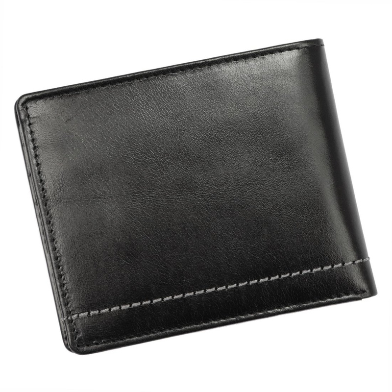 Compact Leather Men's Wallet EL FORREST RFID