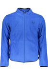 GIAN MARCO VENTURI MEN&#39;S BLUE ZIP SWEATSHIRT