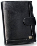 Leather extended men's wallet Rovicky with RFID