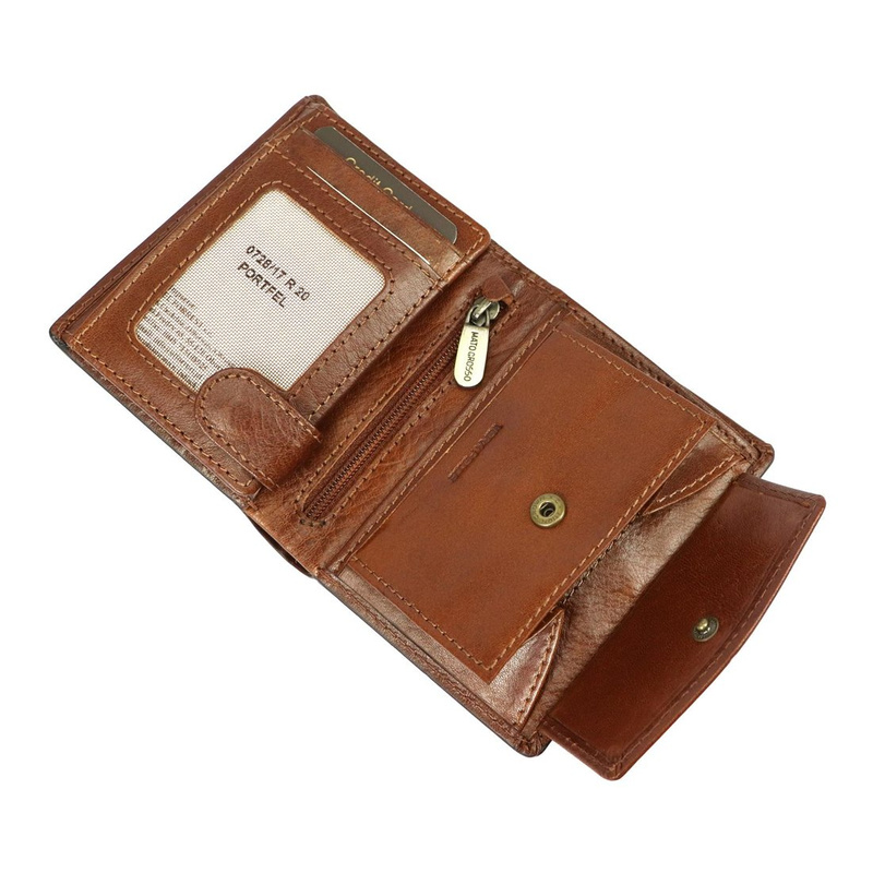 Men's genuine leather wallet Mato Grosso 0728/17-60 RFID