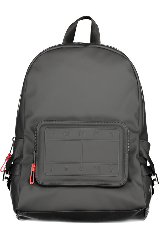 TOMMY HILFIGER MEN&#39;S BLACK BACKPACK