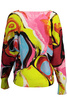 PULLOR DE FEMEIE ROZ DESIGUAL