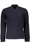 NAPAPIJRI MEN&#39;S LONG SLEEVED POLO SHIRT BLUE