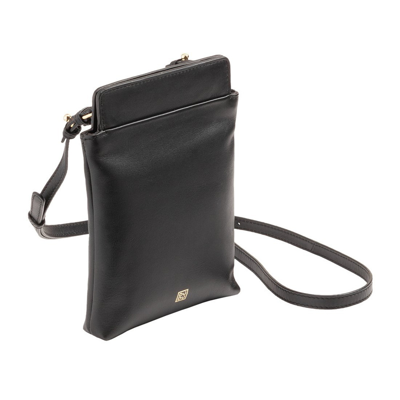 A capacious and feminine leather messenger bag DuDu