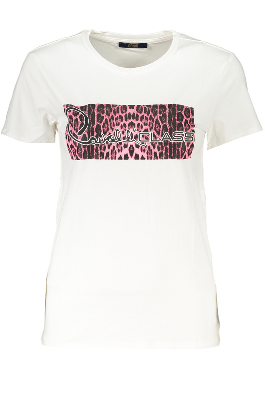 CAVALLI CLASS DAMEN KURZARM T-SHIRT WEISS