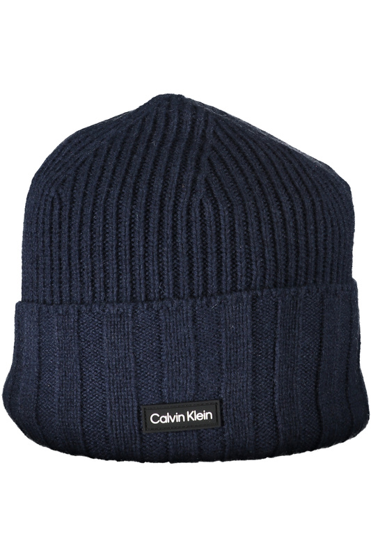 CALVIN KLEIN BLAUE BEANIE FÜR HERREN