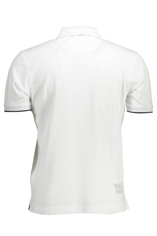 LA MARTINA MEN&#39;S WHITE SHORT SLEEVED POLO SHIRT