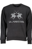 LA MARTINA BLACK MEN&#39;S ZIPLESS SWEATSHIRT