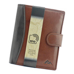 Men's genuine leather wallet EL FORREST 547-21 RFID