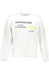 CALVIN KLEIN SWEATSHIRT WITHOUT ZIP MAN WHITE