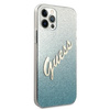 Guess GUHCP12MPCUGLSBL iPhone 12/12 Pro 6,1" niebieski/blue hardcase Glitter Gradient Script