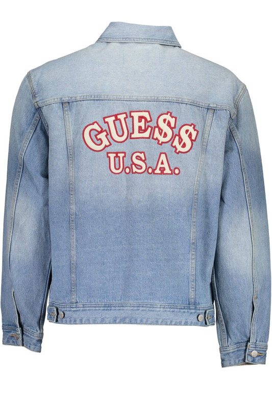 GUESS JEANS MEN'S SPORTS JACKET LIGHT BLUE