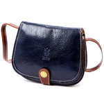 Elegant leather women's crossbody bag