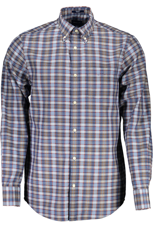 GANT MEN&#39;S BLUE LONG SLEEVE SHIRT