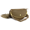 Vera Pelle leather crossbody bag with tassels